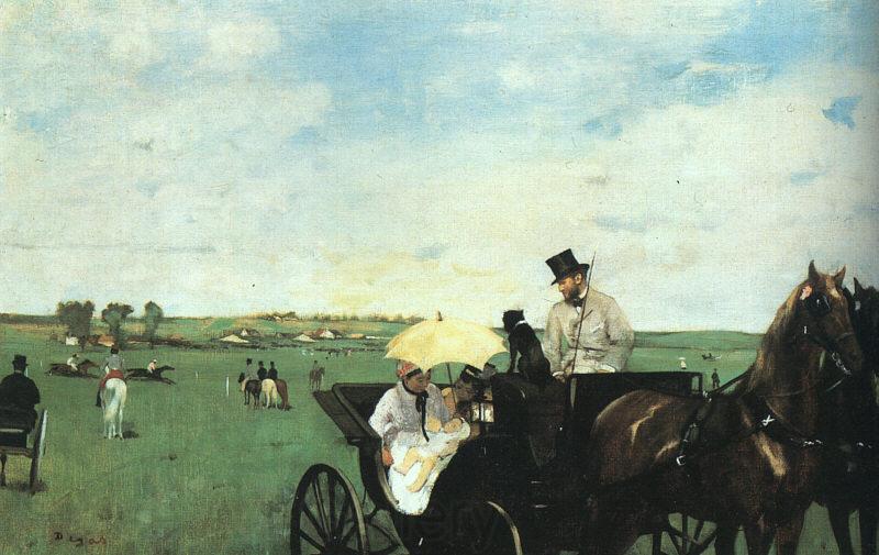 Edgar Degas At the Races in the Country